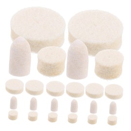 BUGUUYO Professional Jewelry Polishing Kit 75pcs Wool Grinding Heads Set Polishing Wheel Buffing Pads for Watchmaking