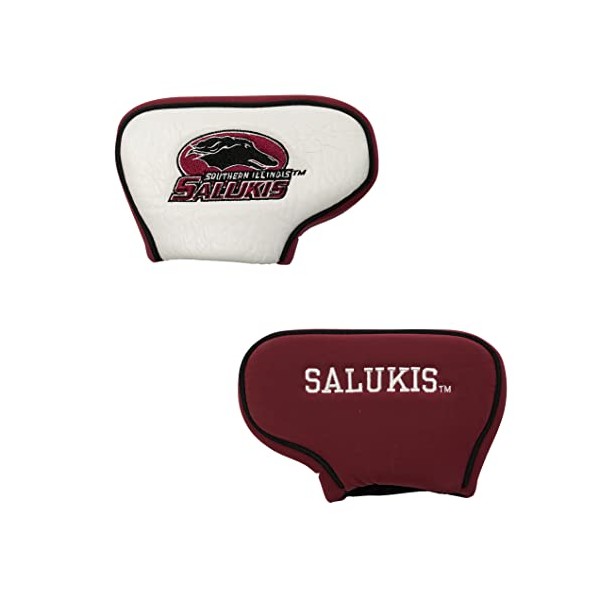 Team Golf NCAA Southern Illinois Salukis Golf Club Blade Putter Headcover, Fits Most Blade Putters, Scotty Cameron, Taylormade, Odyssey, Titleist, Ping, Callaway