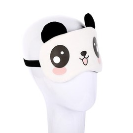 BE Cute Panda Bear Velvet Soft Sleep Mask Eye Cover Blindfold Girls Kids Women Gift