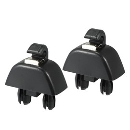 X AUTOHAUX 2 pieces sun visor support clip retainer 4F0857561 6R0857561Y20 black