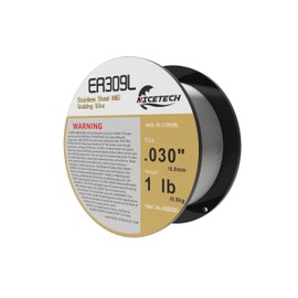 NICETECH ER309L Stainless Steel MIG Welding Wire .030" Diameter 1 Pound Spool