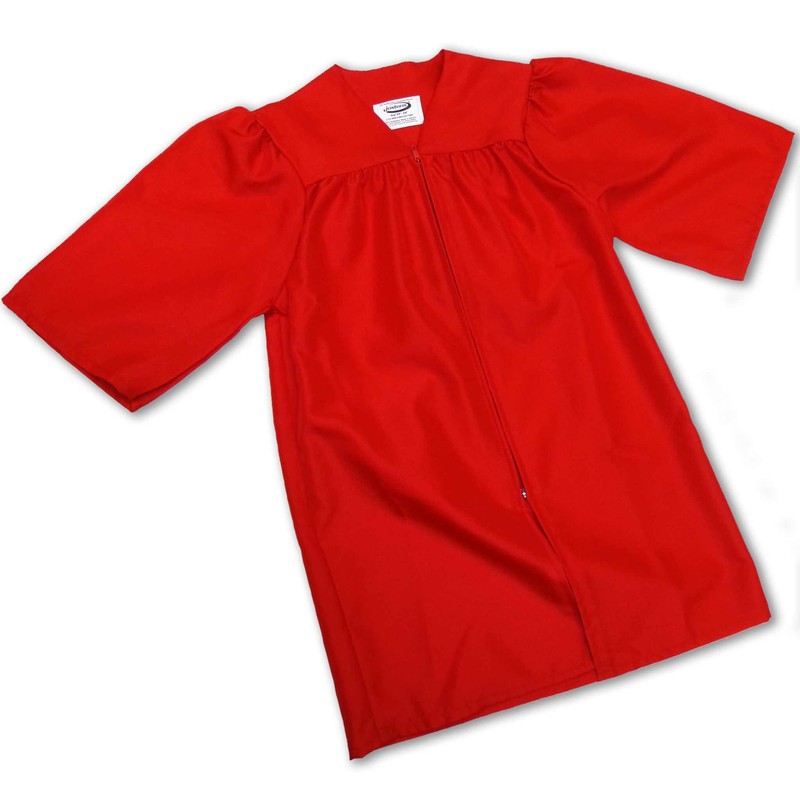 Jostens Paquete de gorra y vestido de graduación extrachico rojo