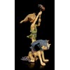 Pixie Leprechaun Figures Spider on a Stick Gnome Dwarf Decoration