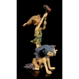 Pixie Leprechaun Figures Spider on a Stick Gnome Dwarf Decoration