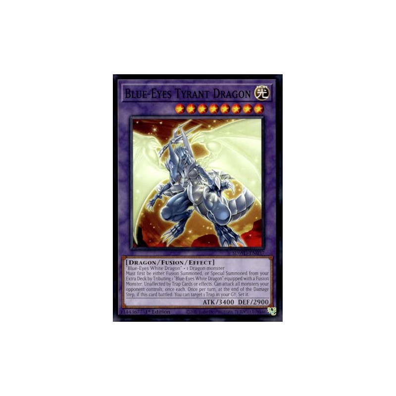 Blue-Eyes Tyrant Dragon - SDWD-EN037 - Common - 1st Edition