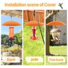andergi 13" Hummingbird Feeder Shade Cover,Bird Feeders Dome Rain Cover,Squirrel