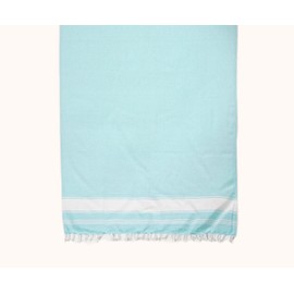 LANE LINEN Extra Large Beach Towel, Beach Towels Oversized, Pre-Washed, No Shrink, Quick Dry Pool Towels, Stylish Light Beach Towel for Women, Absorbent & Sand Free Towel, 39"x71" - Aqua