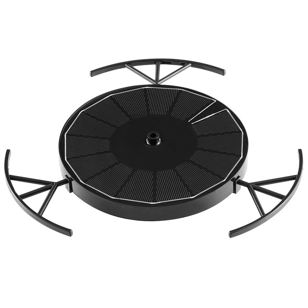 Solar Fountain with 6 Nozzle, Free Standing Floating Solar Powered
