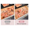 JessLab JessLab Drawer Organizer, 8-Compartment Acrylic Makeup Organizer Cosmetic Storage