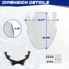 12" Motorcycle Windshield for MT09 MT-09/SP FZ09 2021 2022 2023