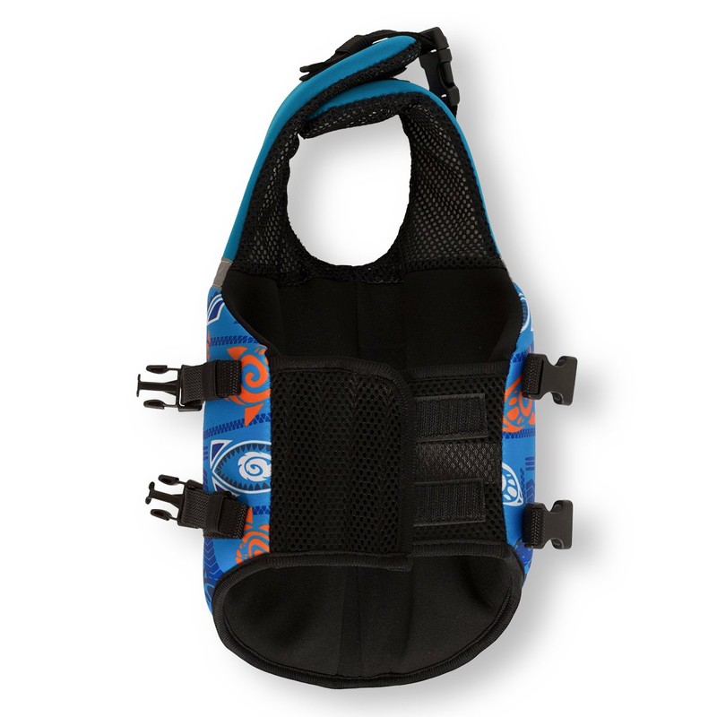 PlayaPup Dog Life Jacket, Tribal Shark Night, X-Large