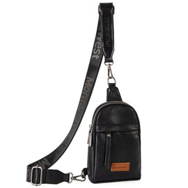 Montana West Sling Bag Crossbody for Women Small Sling Purse Vegan Leather Cross Body Fanny Packs for Women MWC-283BK