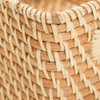 NITORI (NITORI) Rattan Basket RD-001 Vertical Half Width 19×Depth 26×Height