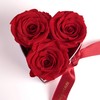 Rose Box Heart 3 Infinity Roses - Proof of Love