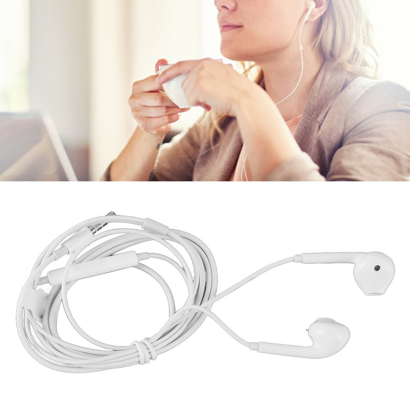3.5mm Wired Headphones Noise Cancelling Strong Bass Built in Mic