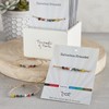 Creative Brands Faithworks-Adjustable Jute and Recycled Glass 8-Inch Bracelet, Salvation