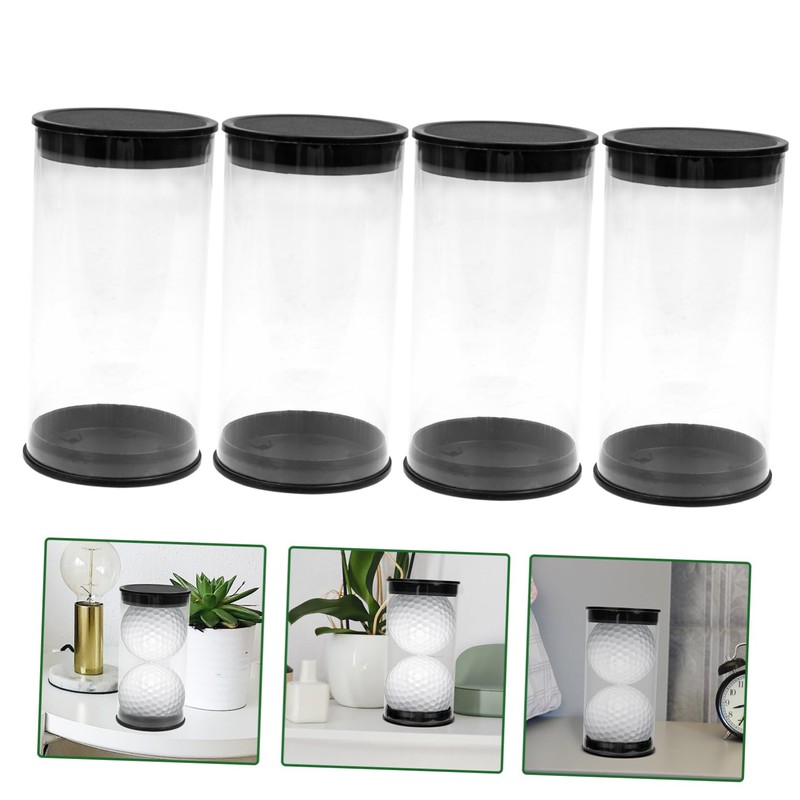 BESPORTBLE 12pcs Clear Golf Display Case Anti-Scratch Carrying Box for
