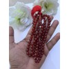 Carnelian Agate Tasbeeh, Muslim Tasbih Favor, Aqeeq Prayer Beads Islamic