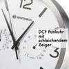 Bresser MyTime ND Radio Controlled Wall Clock, Thermo-Hygro with Silent