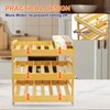 MinBoo Bamboo Can Organizer for Pantry - Stackable Can Dispensers