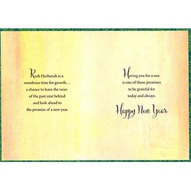 Designer Greetings Fruit Filled Apple Tree Rosh Hashanah/Jewish New Year Card for Son