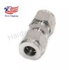Hardwareeeer 304SS Compression Tube Fitting Union with Double Ferrules 3/8"