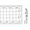 Niigata Seiki SK AGS-15KD Acrylic Square Ruler, Made in Japan,
