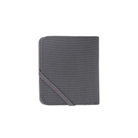 Lifeventure RFID Protected Compact Wallet — Slim Wallet for Travel, Eco-Friendly, Recyclable Material, Grey