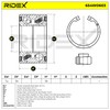 RIDEX Wheel Bearing Kit 654W0603 Front 39 mm 39 mm