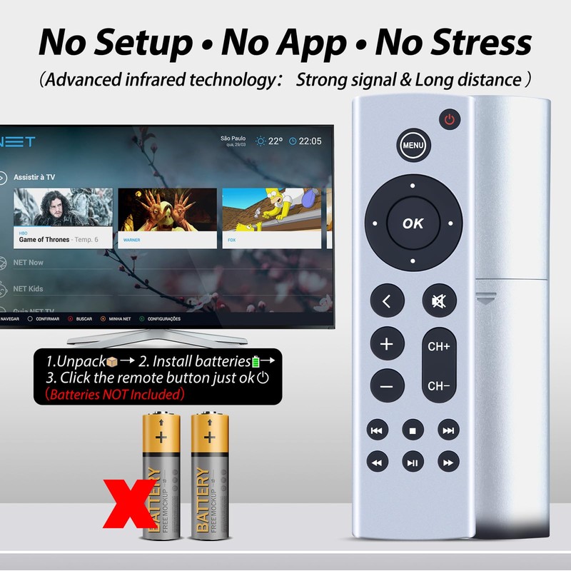 New Universal Replace Remote for Apple TV 4K/ Gen 1