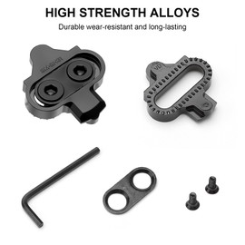 APOMOONS SPD Cleats for Cycling Shoes, Compatible with SM SPD Series Mountain Locking Pedals, Cleats for Shimano Pedals Mountain Bike, Non-Slip Bike Bicycle Shoe Plate Set