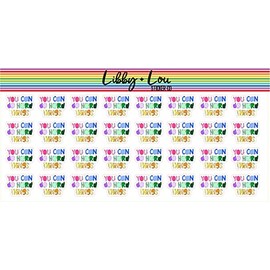 You Can Do Hard Things Planner Sticker | Vertical Planner | Horizontal Planner | a5 Planner | Mental Health Quote | Self Love