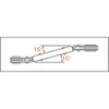 TOP PRB-10x13 Vent Plate Ratchet Wrench 0.4 x 0.5 inches
