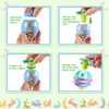Light Up Easter Eggs Toy Gifts for Kids, 6 Cute