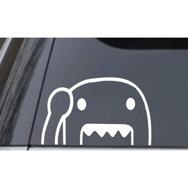 Domo Peeking Monster Vinyl Decal Sticker Window Car Truck Laptop Computer Drift JDM Funny