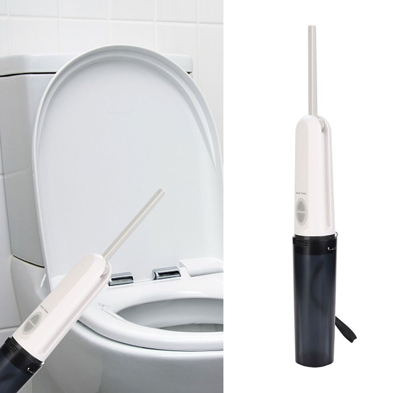 Portable Silicone Bidet Handheld Travel Electric Woman Bidet Sprayer (Black)