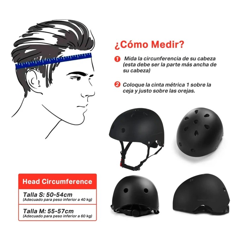 Kit De Proteccion Casco Rodilleras Coderas Muñequeras Niños