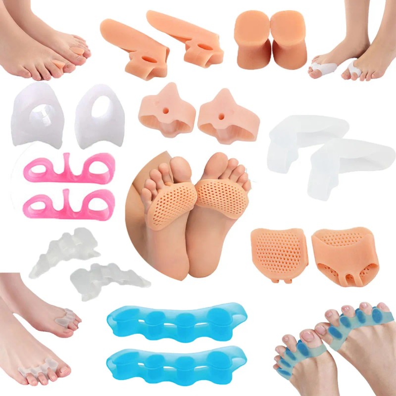 Kit 23 Piezas Corrector Juanetes Separadores Silicona Para Dedos Pie