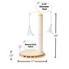 SHENGOCASE Cat Tree Scratching Post Scratcher, 26 Inch Tall, Solid