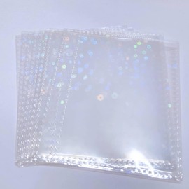 3 Hole Binder 3 Ring Star Diary Sticker Notebook Mini Binder Korean Trekka Decor Trading Case (Refill Flower)