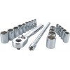 CRAFTSMAN Socket Set, SAE / Metric, 1/4-Inch Drive, 20-Piece (CMMT12008)