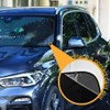 Bolaz Parabrisas de coche Negro con patrón, protector solar plegable,