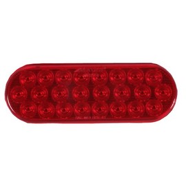 Maxxima M63201R Red 6" Oval LED Warning Flasher Light