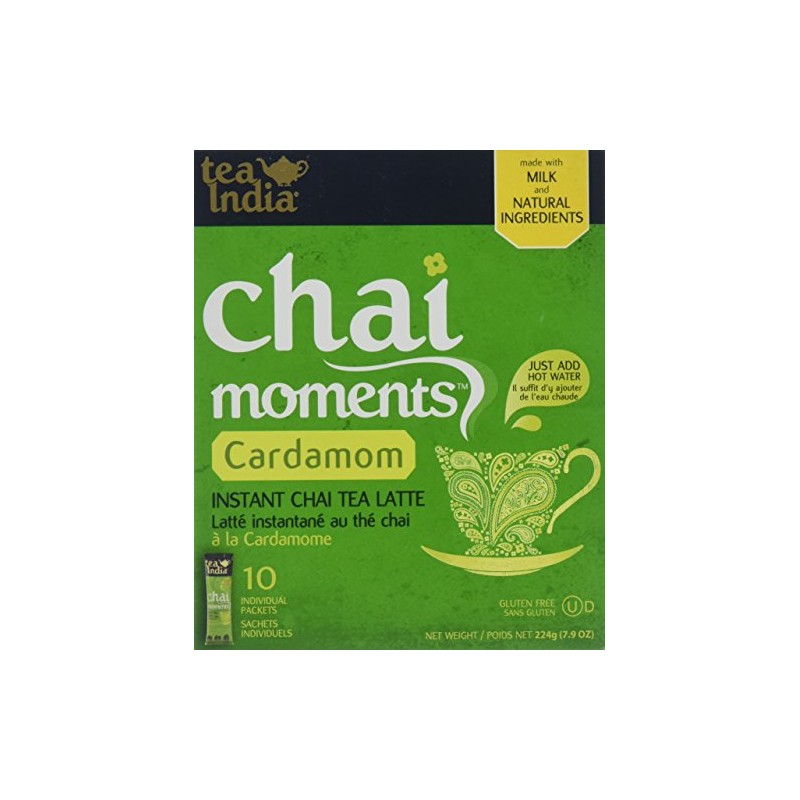 Tea India, Chai Tea Latte Mix, 10 Bags