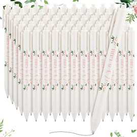 Kisston 60 Pcs Baby Shower Pens Party Favors Gifts Bulk for Guests Girls Boys Games Neutral Gender Reveal Favors Baby Shower Prizes Souvenirs Keepsakes Gift Bags Supplies (Floral)
