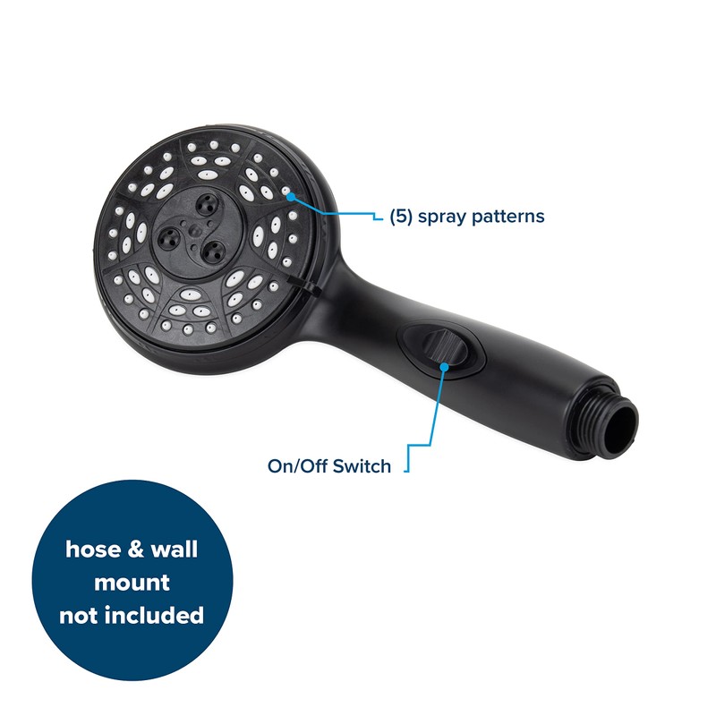 Camco RV/Marine Shower Head | Features Convenient On/Off Switch for