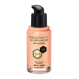 Max Factor Facefinity 3-in-1 All Day Flawless Liquid Foundation SPF 20-32 Light Beige 30 ml