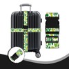 EULAPGOE 2 Piece Cactus Luggage Strap, Heavy Duty Locking Luggage