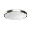 13" LED Flush Mount Ceiling Light Brushed Nickel Dimmable Adjustable