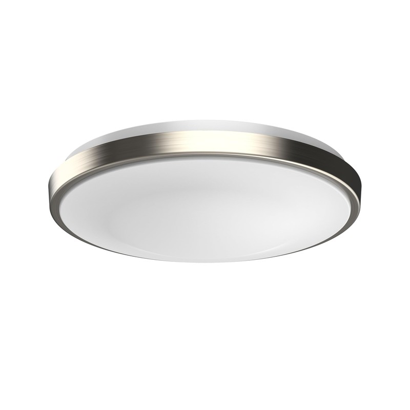13" LED Flush Mount Ceiling Light Brushed Nickel Dimmable Adjustable
